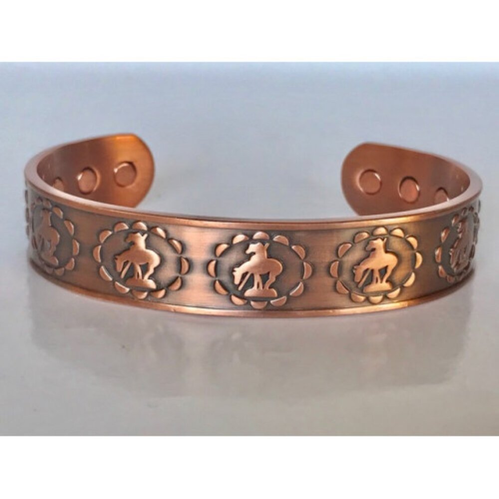 "Rodeo" Solid Handmade Copper Cuff Bracelets
